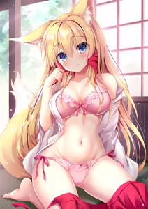Page 9 of Kitsune Mofumofu 7 - preview thumbnail