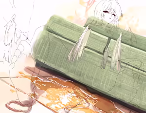 Page 32 of Haruna-chan no Ashi o Kusuguttari Nametari Shite Omorashi Saseru E - preview thumbnail