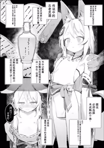 Kitsune Miko no Shikyuu o Tsukatta Jouzou Katei no Houkoku — hentai manga cover on Fhentai