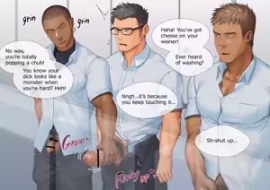 Page 3 of The man with glasses is unexpectedly big cocks - preview thumbnail