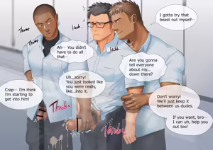 Page 6 of The man with glasses is unexpectedly big cocks - preview thumbnail