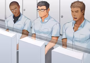 Page 7 of The man with glasses is unexpectedly big cocks - preview thumbnail