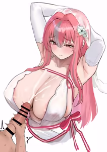 Page 17 of ケッコン衣装ブレマートンにぶっかけてパイズリさせてもらう - preview thumbnail