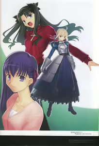 Page 244 of Fate/complete material I - Art material. - preview thumbnail