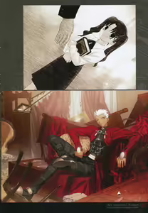 Page 10 of Fate/complete material I - Art material. - preview thumbnail