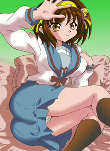Page 4 of Suzumiya Haruhi no Aimitsu - preview thumbnail