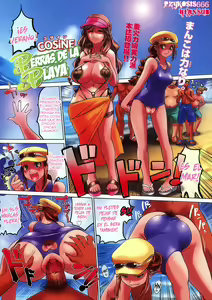 Bitch's Beach | Perras de la Playa (decensored) — hentai manga cover on Fhentai