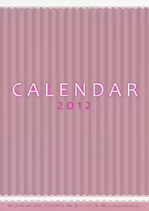Page 2 of CALENDAR 2012 - preview thumbnail