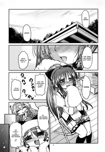 Page 5 of Yurikko ga Kunka Kunka shite tara Uryuu Sareru H na Hon | An H book about what Uryuu would do if he caught the little lez sniffing - preview thumbnail