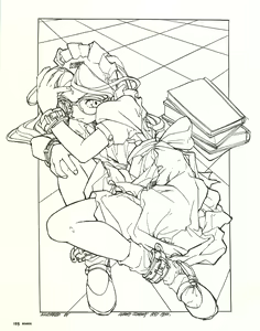 Page 112 of Meganeko E=mc2 illustrations - preview thumbnail