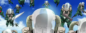 Page 414 of Chou Dengeki Stryker - preview thumbnail