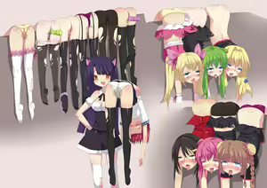 Page 20 of Fighting Stocking Girl - preview thumbnail