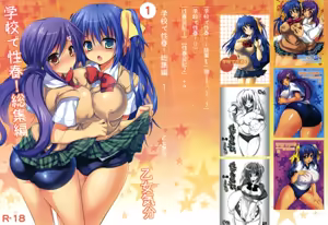 Gakkou de Seishun! Soushuuhen 1 — hentai manga cover on Fhentai