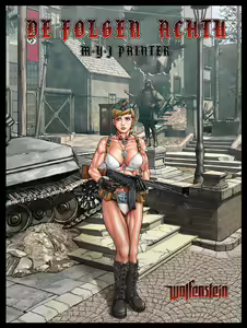 Page 23 of Nazi girl with STG-44 & bondage - preview thumbnail