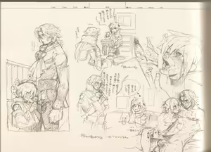 Page 134 of RaKuGaKi./Monochrome - preview thumbnail