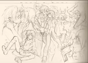 Page 4 of RaKuGaKi./Monochrome - preview thumbnail