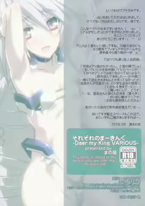 Page 8 of Sorezore no Marking -Dear my King VARIOUS- - preview thumbnail