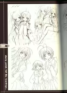 Page 107 of Sore wa Maichiru Sakura no Youni Sengashuu Vol. 2 「farewell -Innocent snow fell into the small town in a book...」 - preview thumbnail