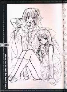 Page 125 of Sore wa Maichiru Sakura no Youni Sengashuu Vol. 2 「farewell -Innocent snow fell into the small town in a book...」 - preview thumbnail