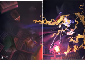 Page 127 of Yami to Boushi to Hon no Tabibito Visual Fanbook - preview thumbnail