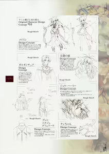 Page 178 of Yami to Boushi to Hon no Tabibito Visual Fanbook - preview thumbnail