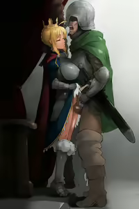 Page 3 of Shuudan Haramashi Yuuhei Shussan Bakunyuu Fate Saber (Arthur-ou) | Gang-banged, Prison-birthing Big boobed King Arthur - preview thumbnail