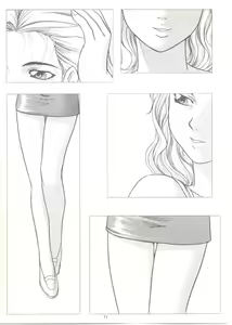 Page 10 of How to draw girls 2 - preview thumbnail