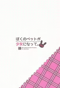Page 18 of Boku no Pet ga Shoujo ni natte. -Rabbit!- - preview thumbnail
