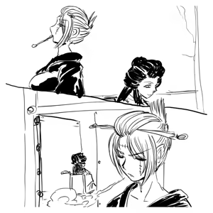 Page 4 of Tsukuyo ga Shokushu Furo de Naburareru! - preview thumbnail