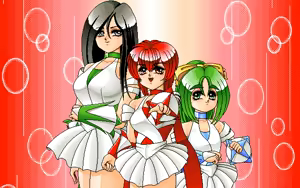 Page 307 of Dennou Sentai Lavian Three - preview thumbnail