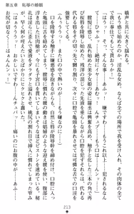 Page 213 of Kunoichi Saaya - Kegasareshi Seiki - preview thumbnail