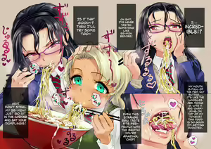 Page 4 of Ramen-ya de ShokuSe. | Eating Semen at the Ramen Shop - preview thumbnail