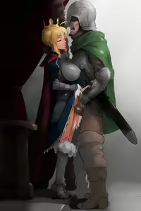 Page 3 of Shuudan Haramashi Yuuhei Shussan Bakunyuu Fate Saber (Arthur-ou) | The Huge Breasted King Arthur - preview thumbnail