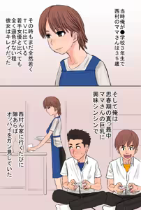 Page 33 of Akogare Datta Nishimura no Kaa-chan de Doutei o Sotsugyou Shita Hanashi - preview thumbnail
