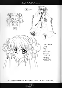 Page 22 of CARNELIAN vol.2  - Re·Leaf Settei Shiryou Tsudo - preview thumbnail