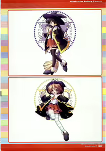 Page 17 of Majokko A La Mode artbook - preview thumbnail