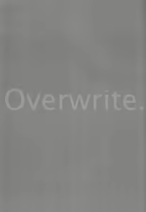 Page 2 of Overwrite - preview thumbnail
