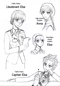 Elsa 's Police Station (Frozen) (Ongoing) Thai ver. — hentai manga cover on Fhentai