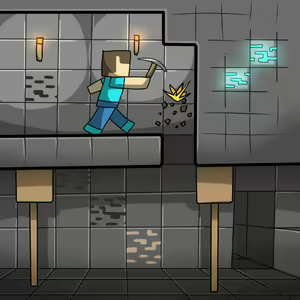 Page 2 of Minecraft <Koukou Daibouken> - preview thumbnail