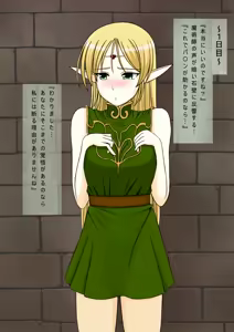 Record of Lodoss War ~Heroine Insult Collection IV~ Cum on the blonde elf — hentai manga cover on Fhentai