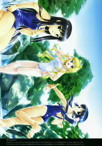 Page 99 of Mizui Kaou Illustration Works ~Yoi Machi Hime & Midori ga Fuchi~ - preview thumbnail