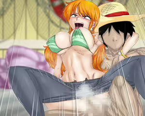 Page 153 of Nami to Robin no Inpon Onna Kaizoku -Yawaniku no Seien- - preview thumbnail