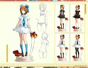 Page 391 of Eiyuu＊Senki GOLD Visual Fanbook - preview thumbnail