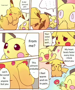 Page 3 of Pikachu Kiss Pichu - preview thumbnail