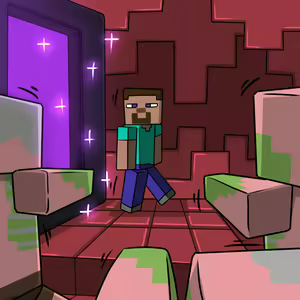Page 4 of Minecraft <Koukou Daibouken> 3 - preview thumbnail