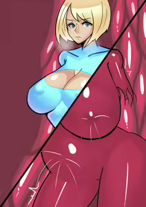 Power Girl Tentacle Transformation — hentai manga cover on Fhentai