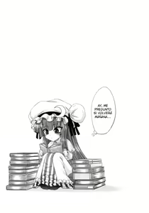 Page 12 of Patchouli to Ashi Bakari no Doujin | Un Doujin en el Cual Patchouli Sólo Coge con los Pies - preview thumbnail