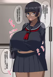 Page 3 of Bakunyuu Megane Kasshoku Iinchou! Tsurekonde Namahame Nakadashi SEX! - preview thumbnail