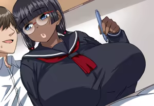 Page 47 of Bakunyuu Megane Kasshoku Iinchou! Tsurekonde Namahame Nakadashi SEX! - preview thumbnail