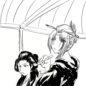 Page 2 of Tsukuyo ga Shokushu Furo de Naburareru! - preview thumbnail